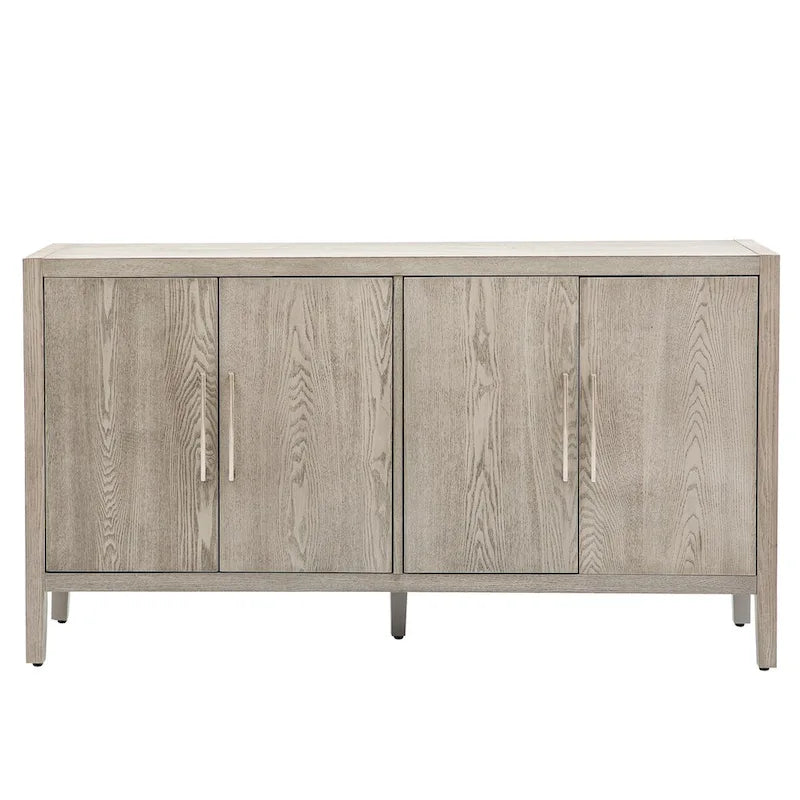 Meuble de rangement, buffet en bois avec étagères pour salon