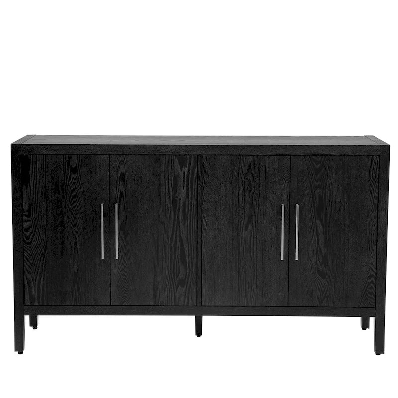 Meuble de rangement, buffet en bois avec étagères pour salon