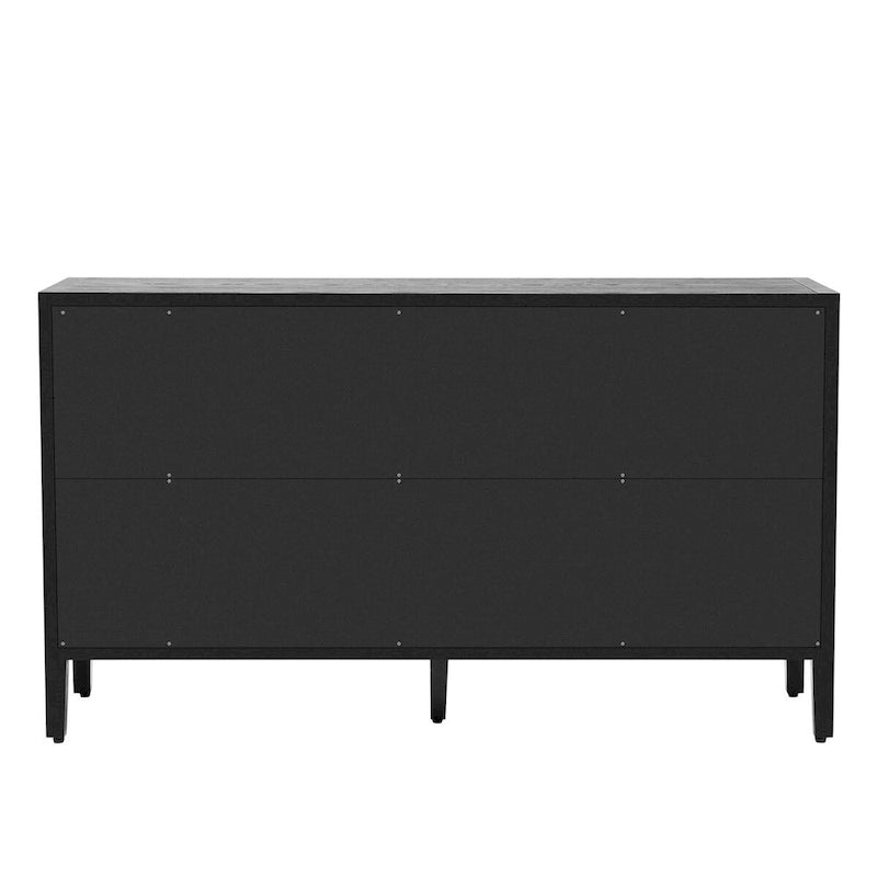 Meuble de rangement, buffet en bois avec étagères pour salon
