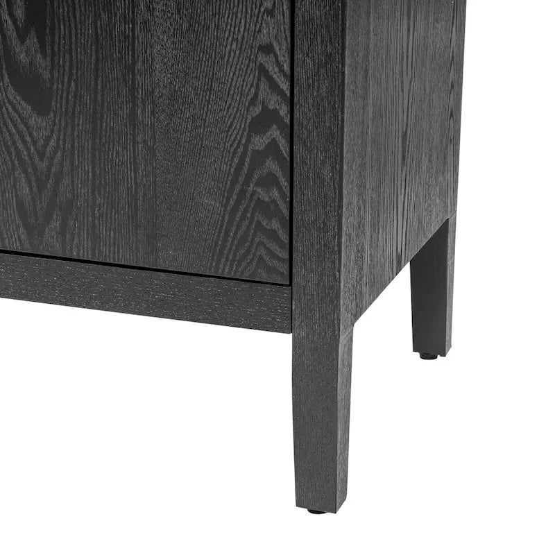 Meuble de rangement, buffet en bois avec étagères pour salon