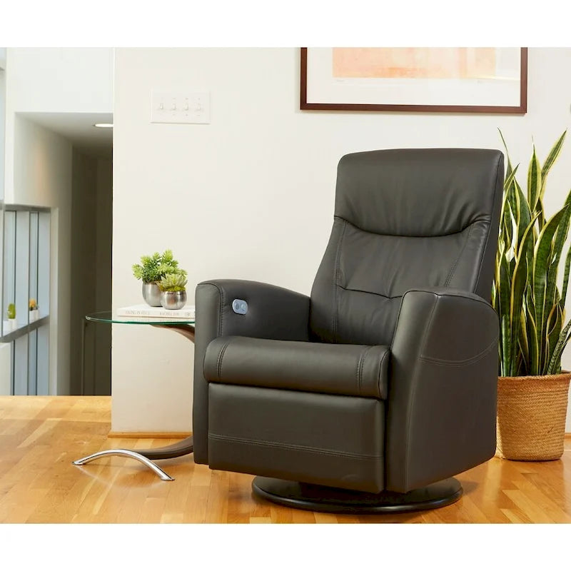  Oslo Leather Swing Recliner