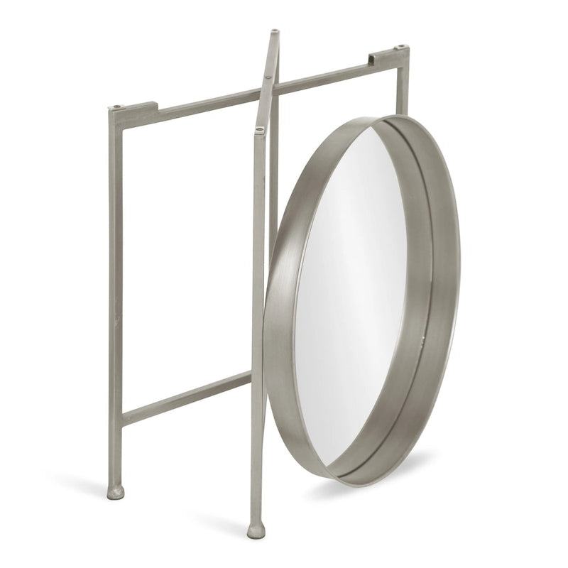 Table d'appoint ronde en métal Celia - 18.25x18.25x22