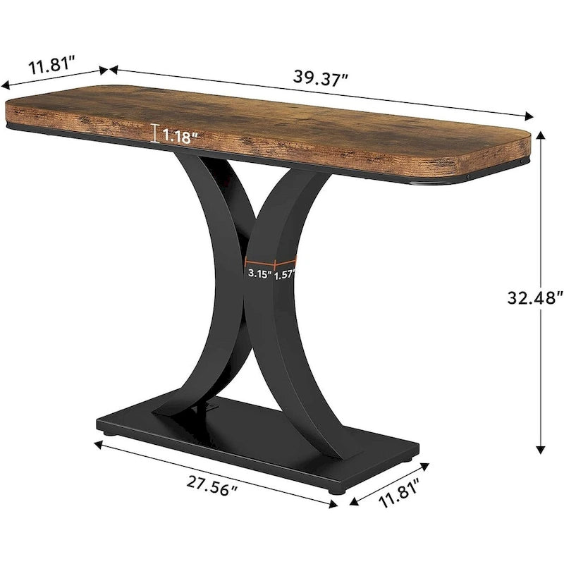 Console industrielle étroite de 40 pouces pour entrée