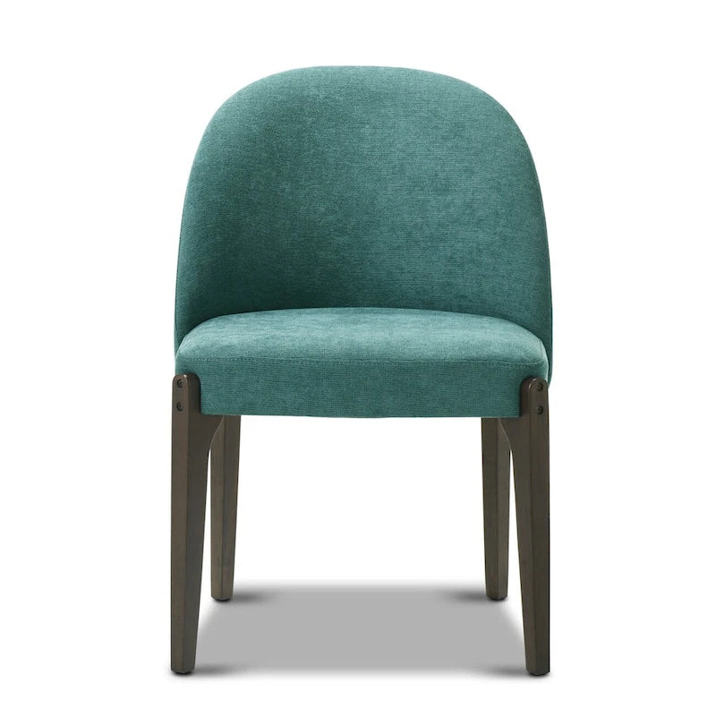 Chaise de salle à manger Pietta (lot de 2) - Tissu durable avec pieds en bois massif