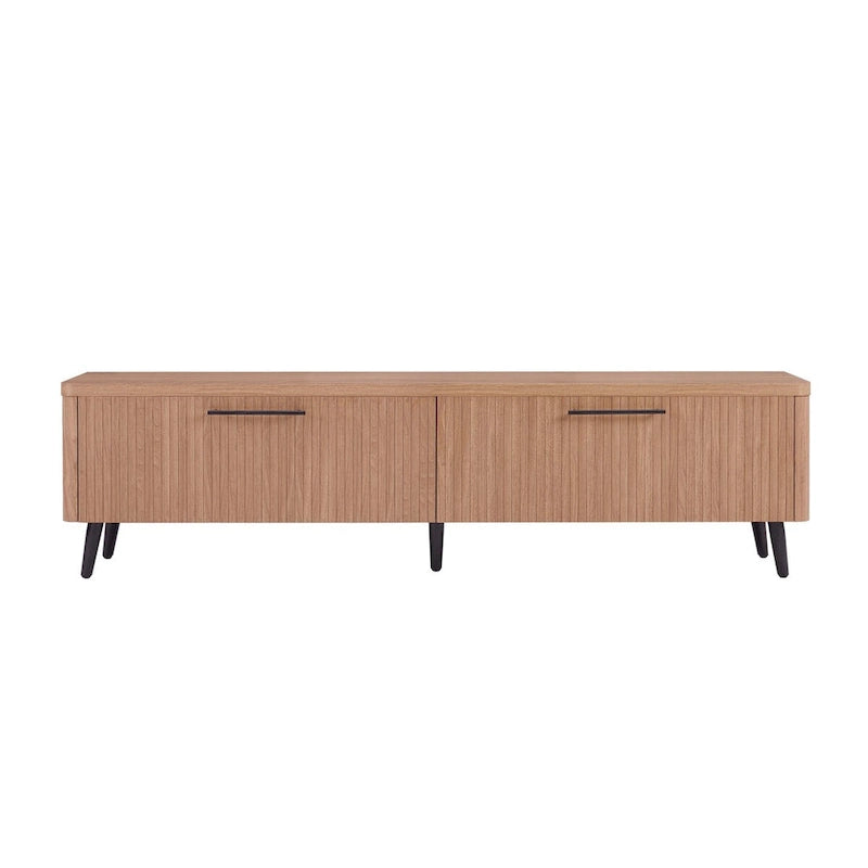 Meuble TV Jodie Mid-century moderne de 175 cm