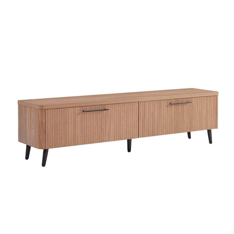 Meuble TV Jodie Mid-century moderne de 175 cm