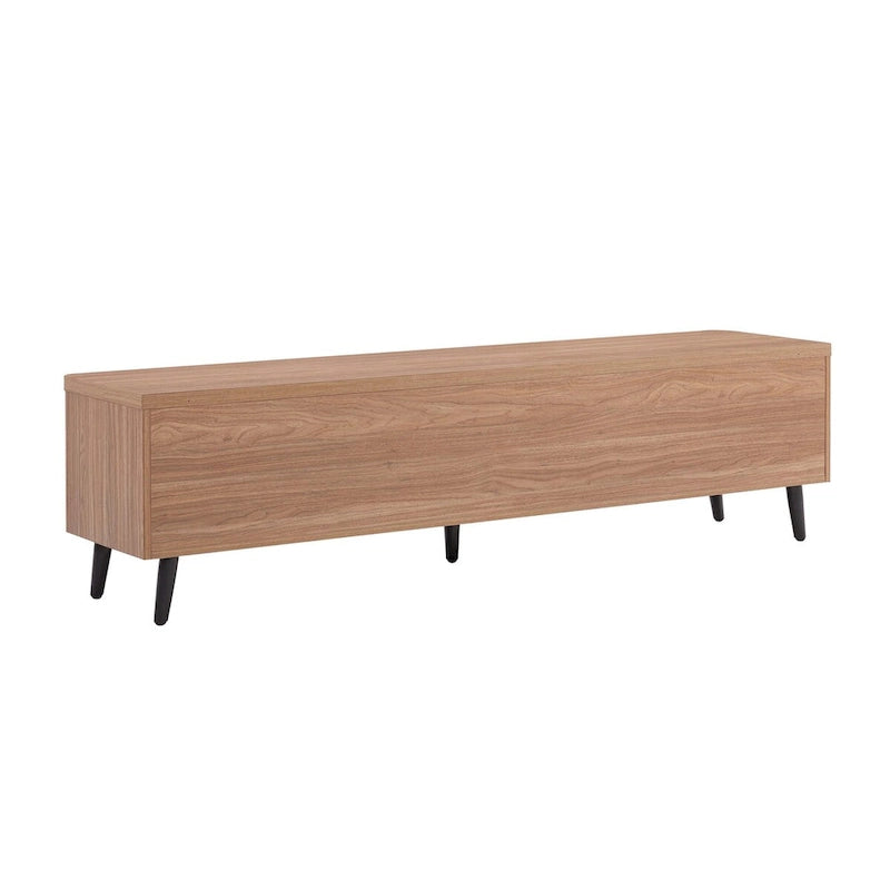 Meuble TV Jodie Mid-century moderne de 175 cm