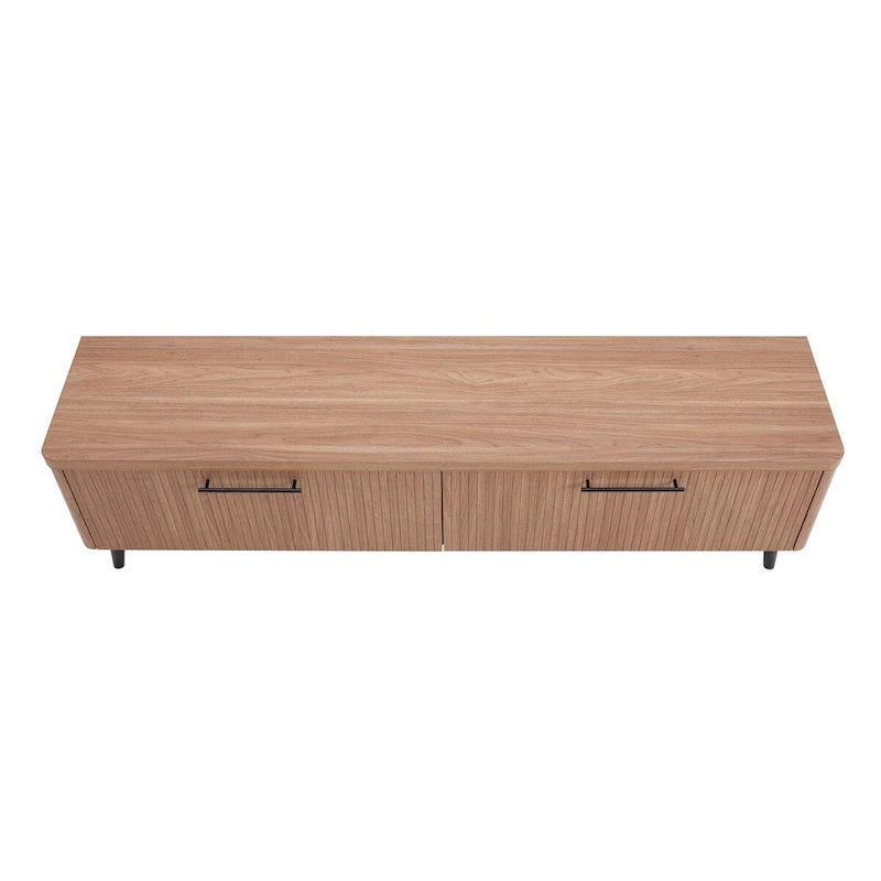 Meuble TV Jodie Mid-century moderne de 175 cm