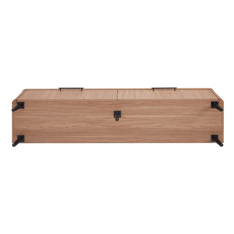 Meuble TV Jodie Mid-century moderne de 175 cm