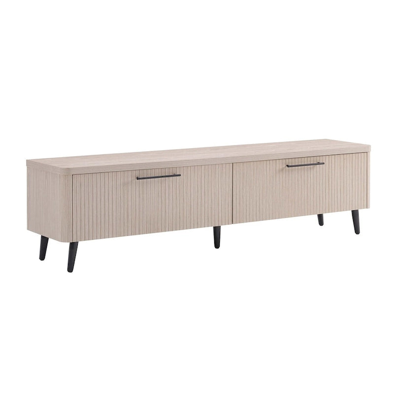 Meuble TV Jodie Mid-century moderne de 175 cm