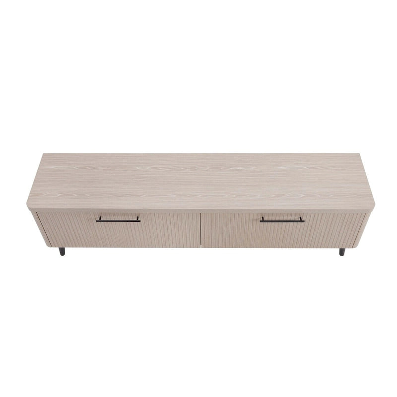 Meuble TV Jodie Mid-century moderne de 175 cm