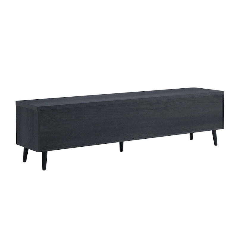 Meuble TV Jodie Mid-century moderne de 175 cm