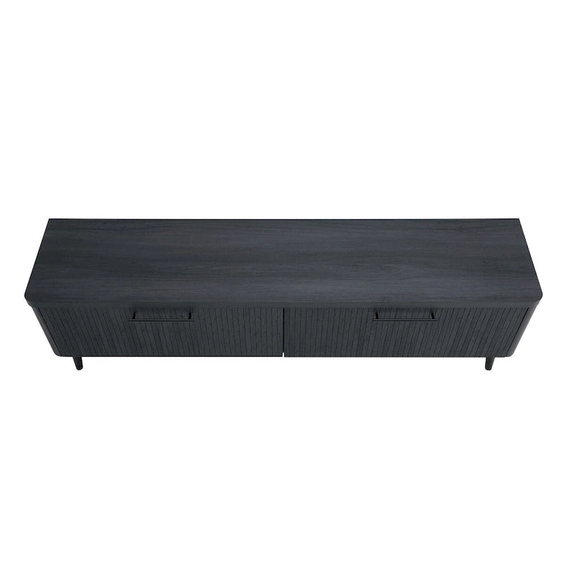 Meuble TV Jodie Mid-century moderne de 175 cm