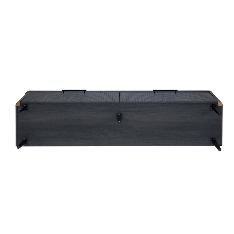 Meuble TV Jodie Mid-century moderne de 175 cm